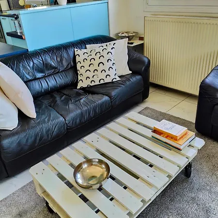 Celestial Garden-thessaloniki's Modern, Eclectic Penthouse-ideal For Remote Work And Longer דירה