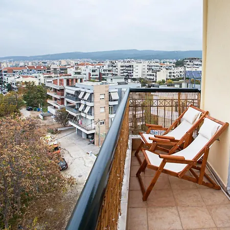 Celestial Garden-thessaloniki's Modern, Eclectic Penthouse-ideal For Remote Work And Longer * Tesalónica