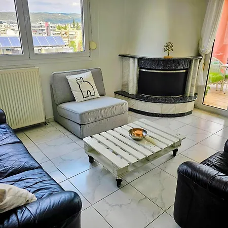 Celestial Garden-thessaloniki's Modern, Eclectic Penthouse-ideal For Remote Work And Longer Tesalónica