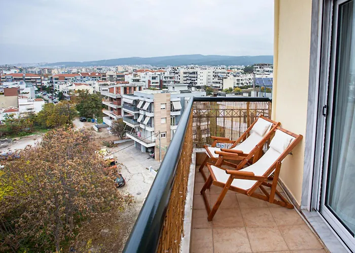 Celestial Garden-thessaloniki's Modern, Eclectic Penthouse-ideal For Remote Work And Longer * Tesalónica