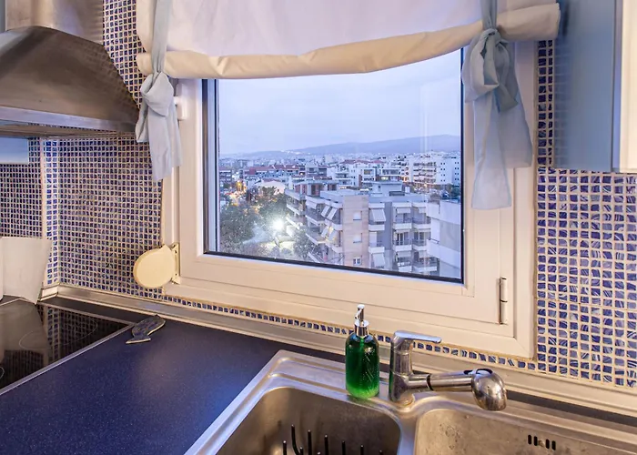 Apartamento Celestial Garden-thessaloniki's Modern, Eclectic Penthouse-ideal For Remote Work And Longer